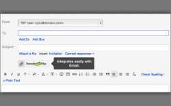 TransferBigFiles.com Gmail Extension