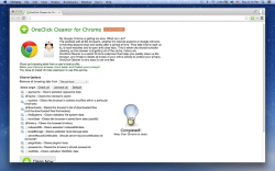 OneClick Cleaner for Chrome