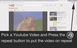 Listen on Repeat Youtube Video Repeater